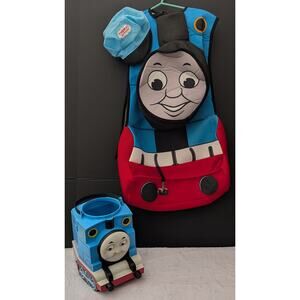Vintage 2000s Thomas & Friends Toddler Dress-Up Set: Costume, Hat & Pail